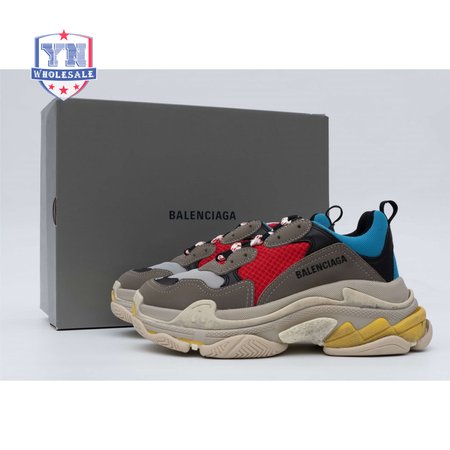 Balenciaga Triple S Grey Red Blue (2018 Reissue) SIZE: 35-45