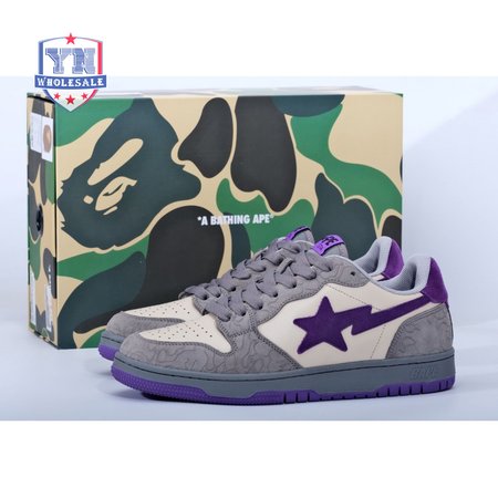 Bape Sk8 Sta Grey Purple 40-45