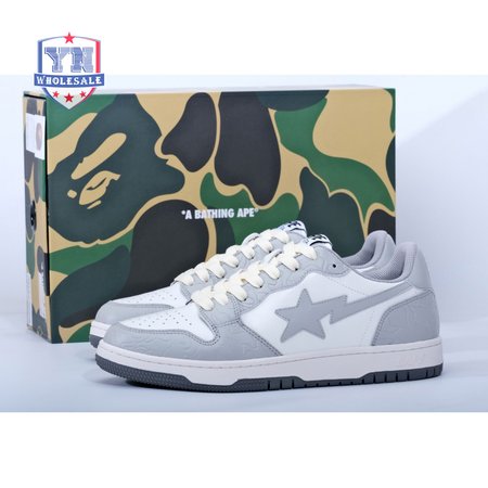 Bape Sk8 Sta Grey White 40-45