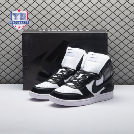 Nike Dunk High AMBUSH Black White Unisex