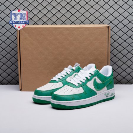 Nike Air Force 1 Low By Virgil Abloh White Green Men's