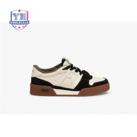 Fendidi Match Women's Black Suede Low Top Shoes 35-45