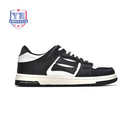 AMIRI Skel Top Low Black White 40-46