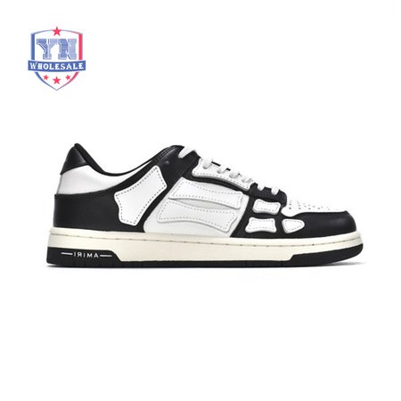 AMIRI Skel Top Low White Black 40-46
