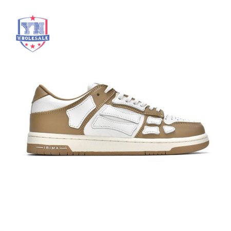 AMIRI Skel Top Low Whtie Brown 40-46