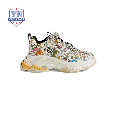 Gucci x Balenciaga The Hacker Project Triple S Flora Print 35-45