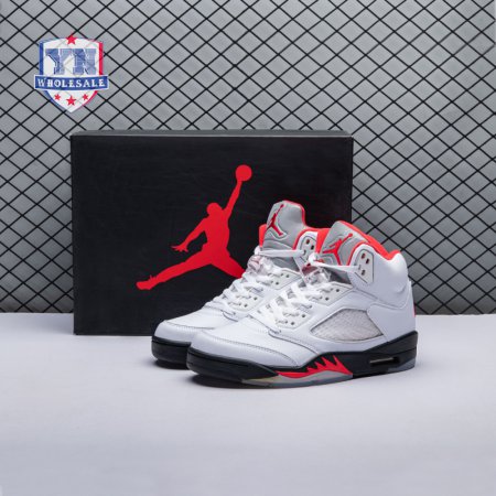 Jordan 5 Retro Fire Red Silver Tongue (2020) DA1911-102 Men's