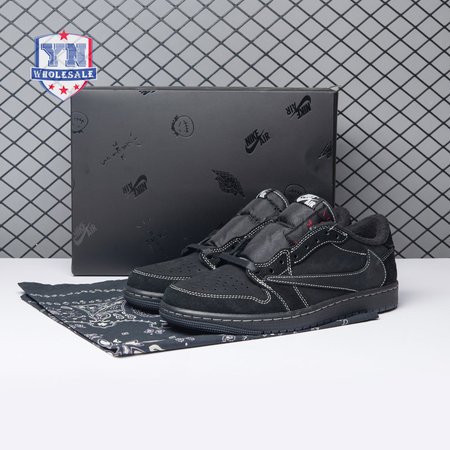 Jordan 1 Retro Low OG SP Travis Scott Black Phantom Unisex