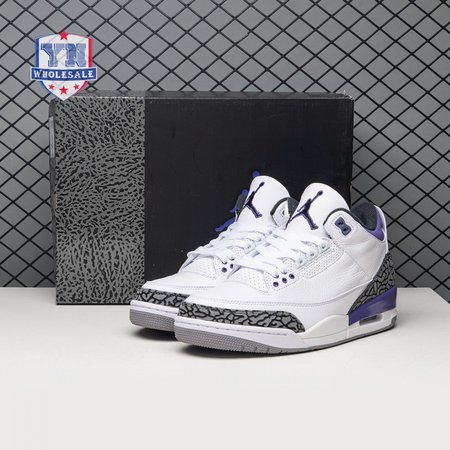 Air Jordan 3 Dark Iris CT8532-105 Men's