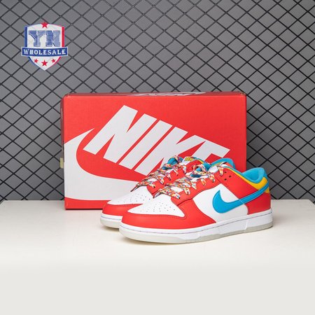 Nike Dunk Low QS LeBron James Fruity Pebbles DH8009-600 Unisex
