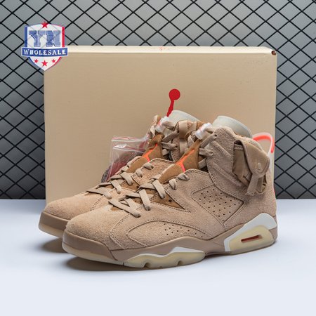 Travis Scott x Air Jordan 6 Retro 'British Khaki' Men's