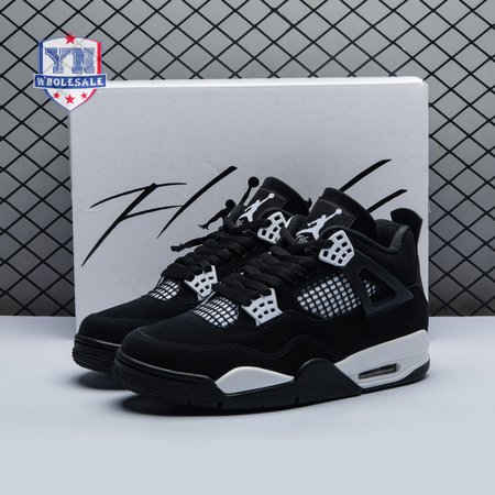 Air Jordan 4 Retro White Thunder FQ8138 001 Unisex