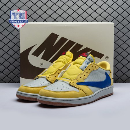 Jordan 1 Retro Low OG SP Travis Scott Canary DZ4137-700 Unisex