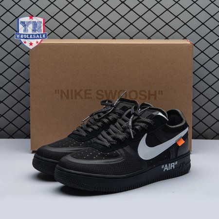 Nike Air Force 1 Low Off-White Black White AO4606 001 Unisex