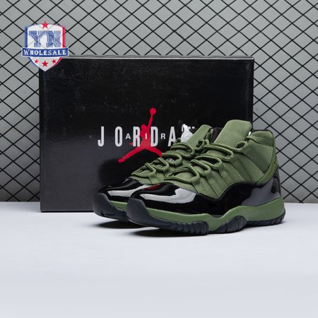 Air Jordan 11 Retro Army Green Black CT8012 300 Men's