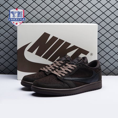 Travis Scott x Air Jordan 1 Low OG Velvet Brown DM7866-202 Unisex