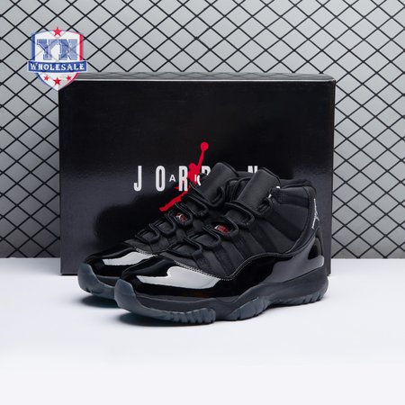 Air Jordan 11 "Black Red Grey" Men's