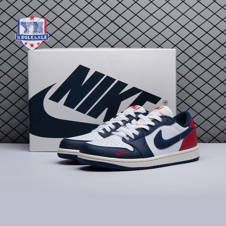 Air Jordan 1 Low OG 'Gym Red & Midnight Navy' HQ2993-100 Unisex