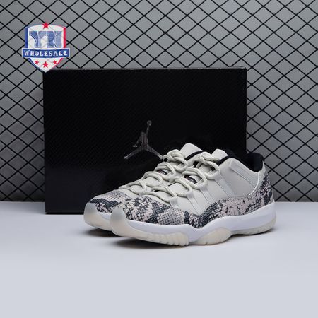 Jordan 11 Retro Low Snake Light Bone CD6846-002 Unisex