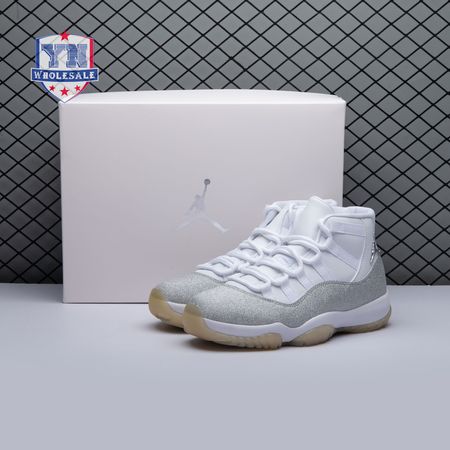 Jordan 11 Retro White Metallic Silver AR0715-100 Unisex