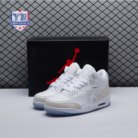 Jordan 3 Retro Pure White 136064-111 Unisex