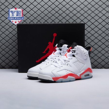 Jordan 6 Retro Infrared White 384664-123 Men's