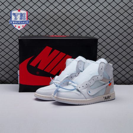Off-White x Air Jordan 1 Retro High OG BG 'White' 2018 Unisex