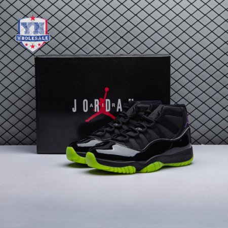 Air Jordan 11 GS Black Barely Volt Men's