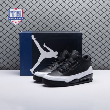 Jordan 3 x Fragment Design Black White DA3595 001 Men's