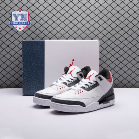 Air Jordan 3 Retro Denim SE 'Fire Red' Men's