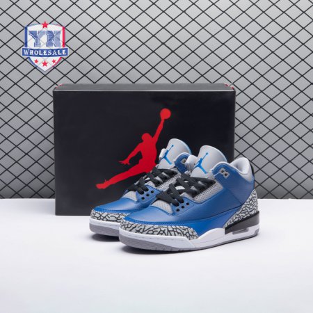 Jordan 3 Retro Varsity Royal Cement CT8532-400 Men's