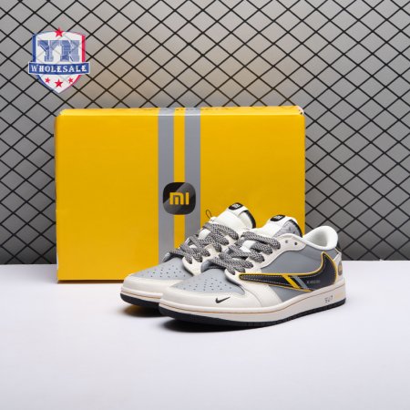 Travis Scott x Fragment Design x Air Jordan 1 Low OG SP AJ1 Su7-Ultra XX3168-162 Unisex