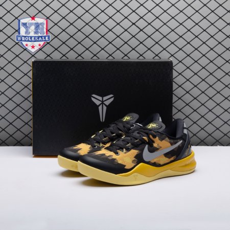 Nike Kobe 8 XDR Black Yellow 555286-077 Men's