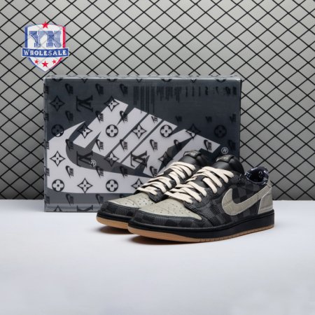 Jordan 1 Low x VL Grey and Black DZ2505-001 Men's
