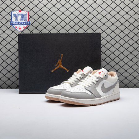 Jordan 1 Low Sail College Grey Rattan 553558-169 Unisex