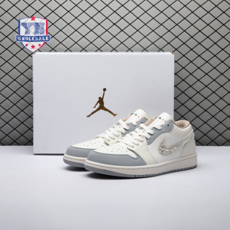 Jordan 1 Low Sail Soft Pearl IH7323-100 Unisex