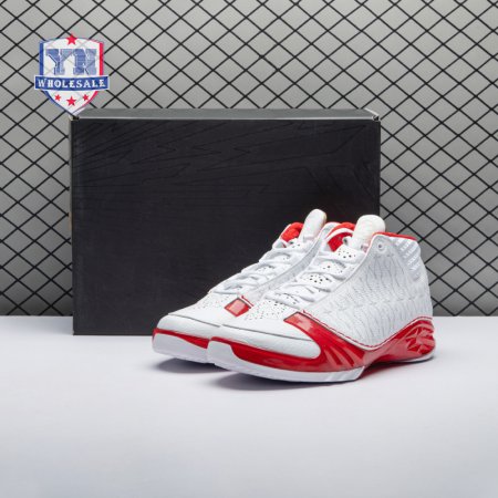 Jordan 23 White Varsity Red 318376-161 Men's