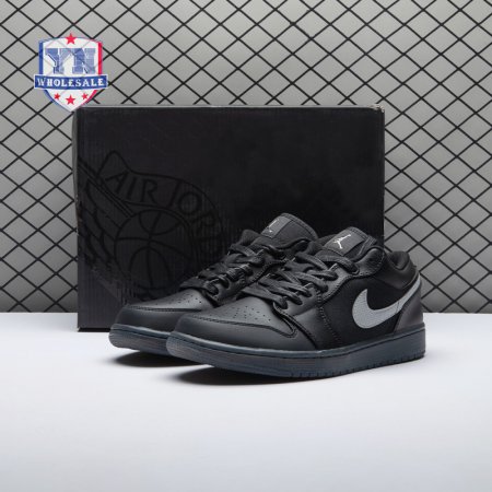 Jordan 1 Low Black White Dark Smoke Grey HV5968-001 Unisex