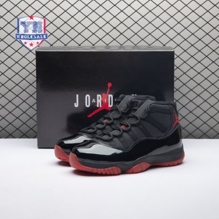 Air Jordan 11 Black Red 378037-326 Men's
