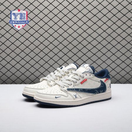 Travis Scott x VL x Jordan 1 Low CX5050-Y16 Unisex