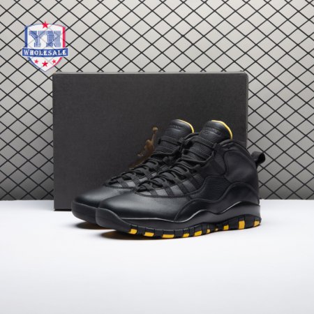 Air Jordan 10 Black Yellow HJ6779-001 Men's