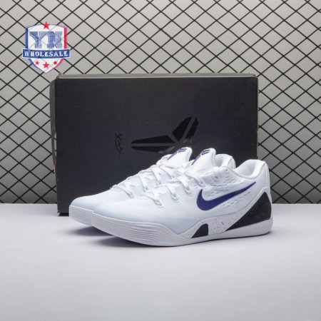 Nike Kobe 9 Elite Low EM Protro White Court Purple IH1401-100 Unisex