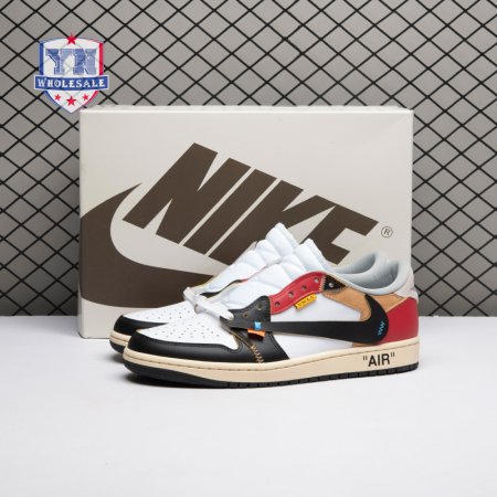Travis Scott x OFF-WHITE x Air Jordan 1 XZ6868-005 Unisex